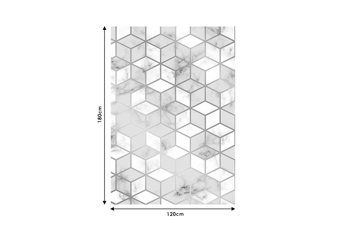 Covor PWC-0025 Pakoworld, gri/auriu, 120x180 cm