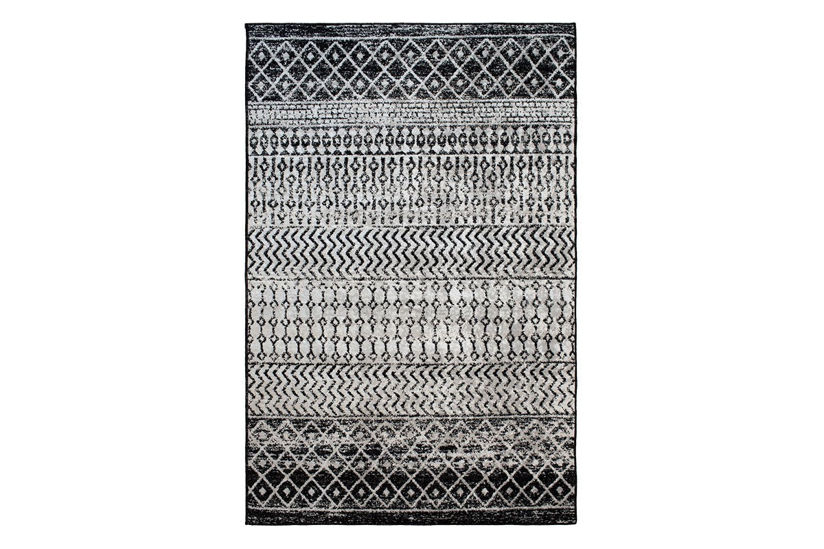 Covor PWC-0036 Pakoworld gri/negru, 80x150 cm